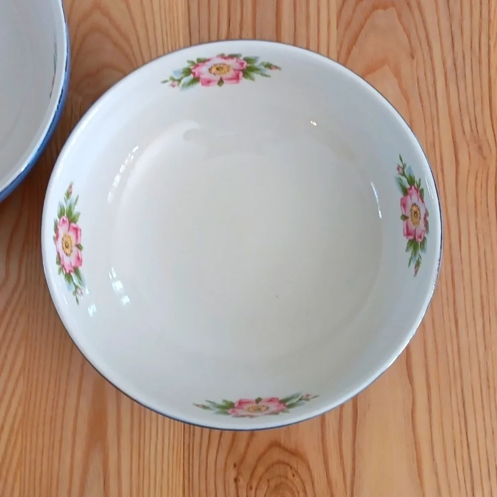 Hall's Superior Quality Kitchenware Serving Dishes Blue Morning Glory